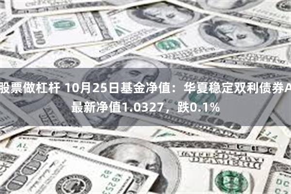 股票做杠杆 10月25日基金净值：华夏稳定双利债券A最新净值1.0327，跌0.1%