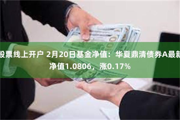 股票线上开户 2月20日基金净值：华夏鼎清债券A最新净值1.0806，涨0.17%