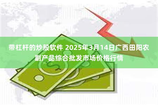 带杠杆的炒股软件 2025年3月14日广西田阳农副产品综合批发市场价格行情
